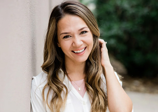 Celia smiling
